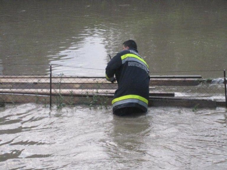 Hochwasser-Einsatz