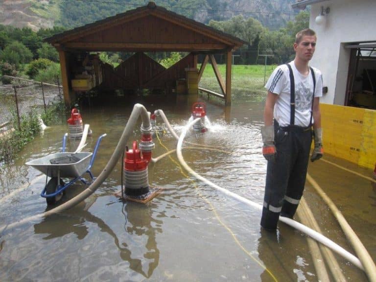 Hochwasser-Einsatz